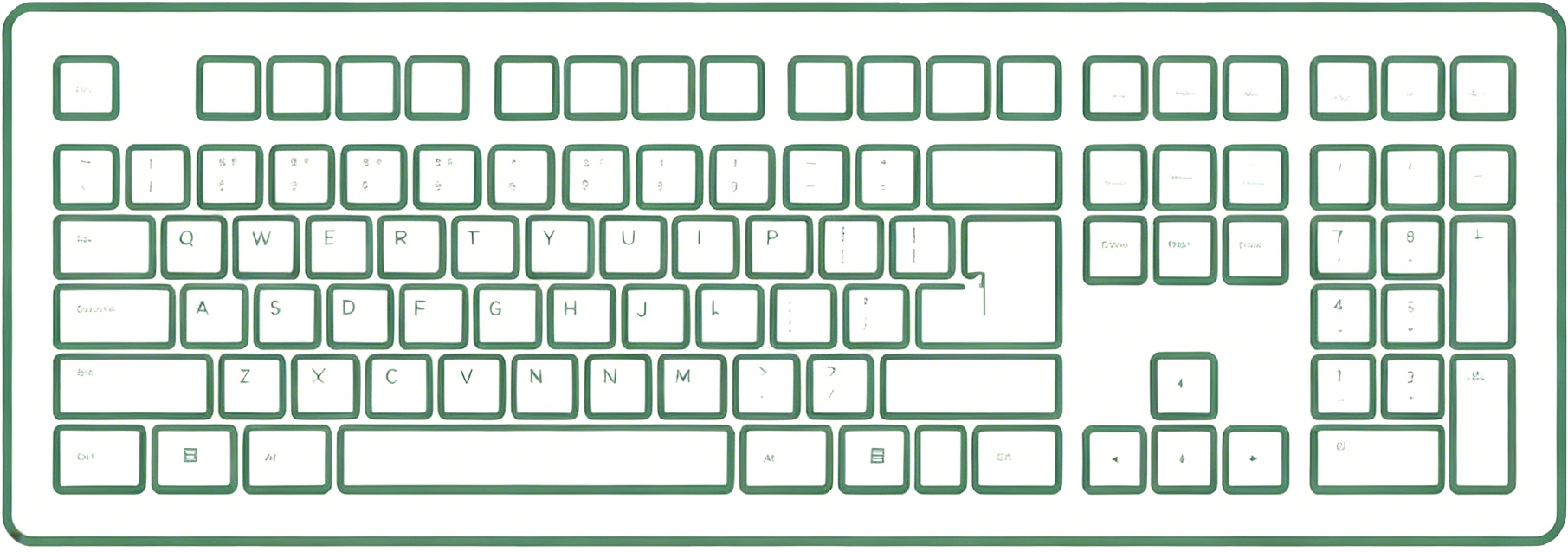 96% Size KeyBoards
