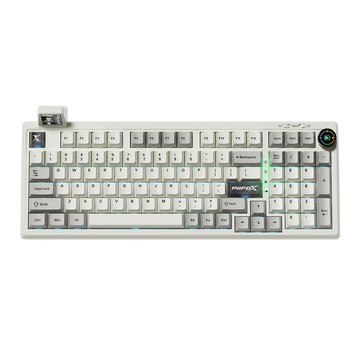 PIIFOX LUNA Grid98 Mechanical Keyboard - Standard / White / PIIFOX Jade Peak