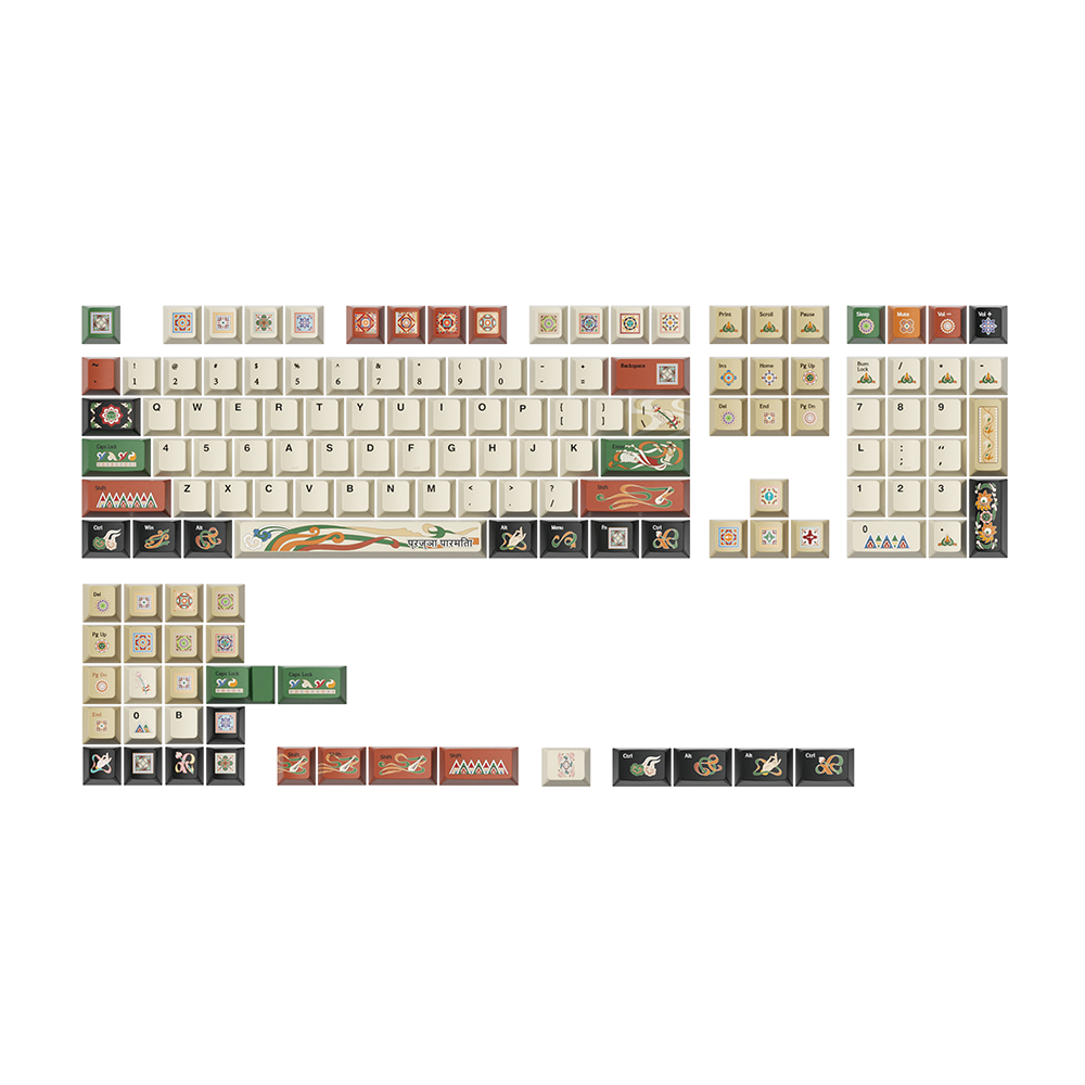 DUNHUANG Cherry Profile Keycap Set