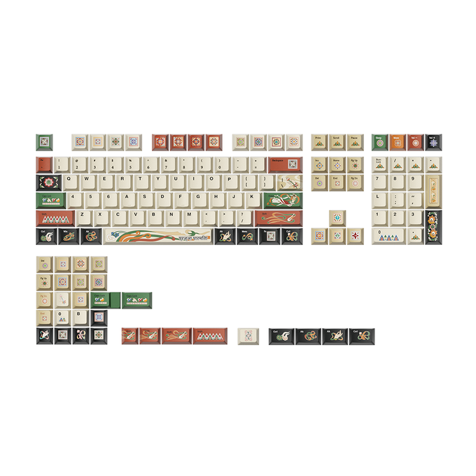 Dunhuang Cherry Profile Keycap Set