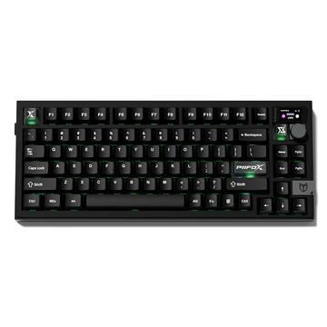 PIIFOX LUNA Muse75 Pro Mechanical Keyboard - Black / PIIFOX Jade Peak
