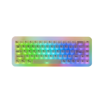 PIIFOX VEXRO Haze68 HE Pro - Resin Magnetic Keyboard - White