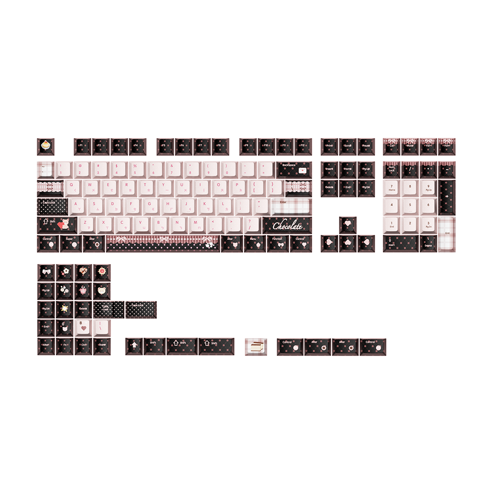 Chocolate Cherry Profile Keycap Set