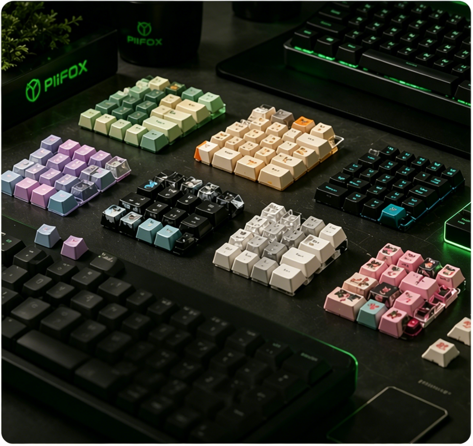 First PIIFOX Keyboard Projects