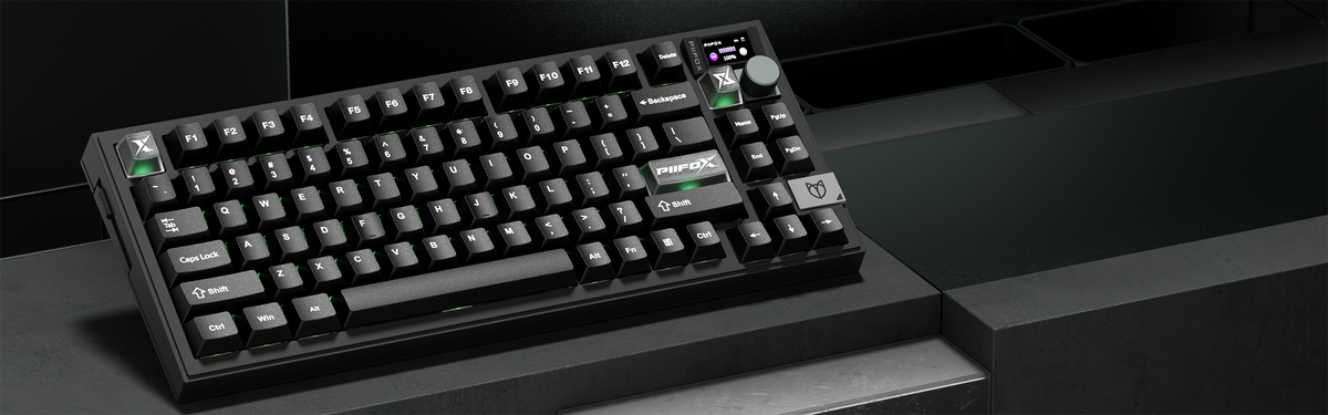 PIIFOX LUNA Muse75 Pro Mechanical Keyboardhero banner for gaming peripherals